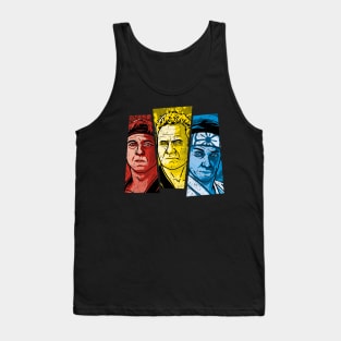 The Three Senseis Distressed Tank Top